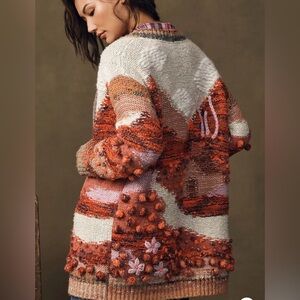 By Anthropologie Novelty Cardigan Sweater
